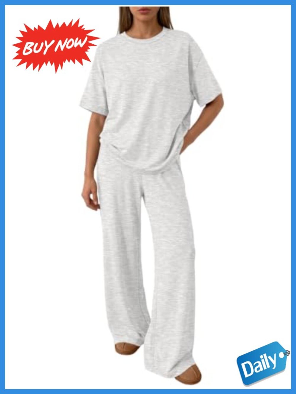 Women's 2 Piece Lounge Set Comfy Travel Outfits Short Sleeve